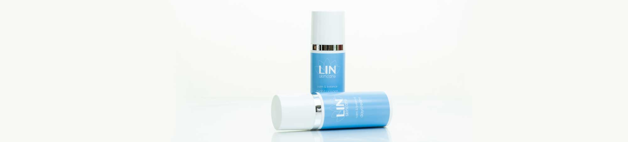 HeaderWhiteCombi LIN Skincare - skincare label - natural base