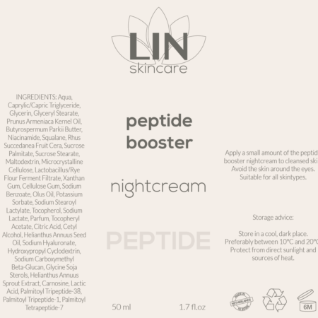 LIN Skincare Peptide Booster Nachtcrème