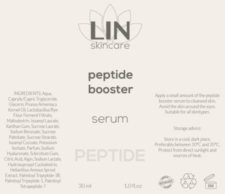 LIN Skincare Peptide Booster Serum